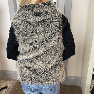 Faux fur vest
